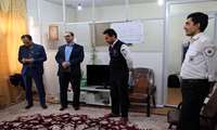 بازدید نوروزی مدیران دانشگاه از مرکز هدایت عملیات اورژانس ( دیسپچ) استان